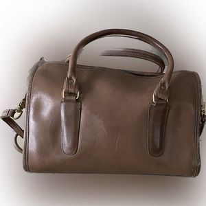 Vintage Classic Coach Madison Satchel - tan